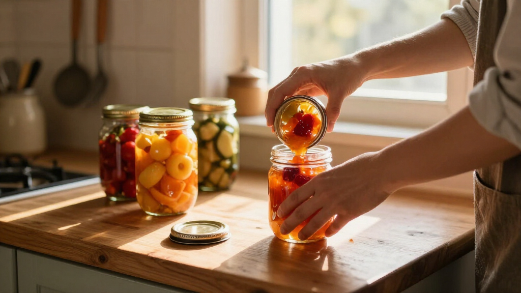 manual food preservation jars