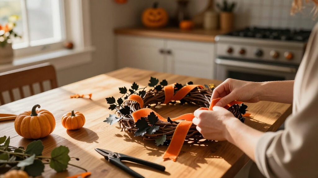Halloween wreath making kits