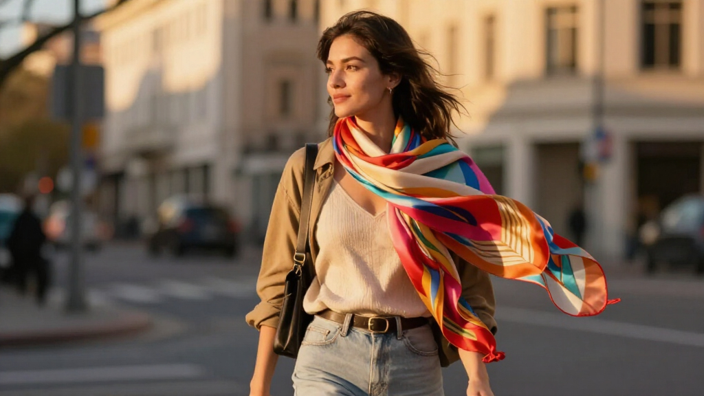 designer silk scarves