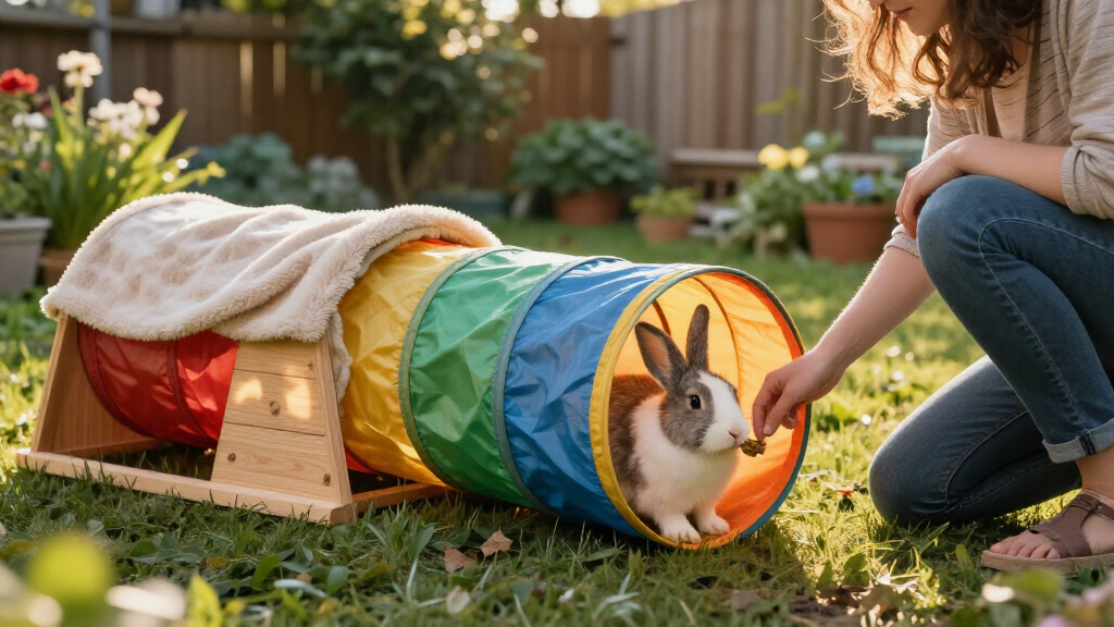 best rabbit tunnel and play system