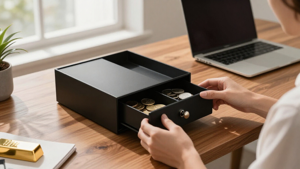 best coin slab organizer with lockable drawers