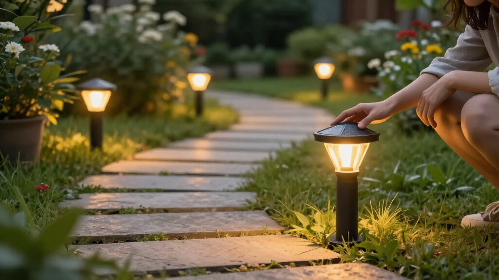 solar garden lights