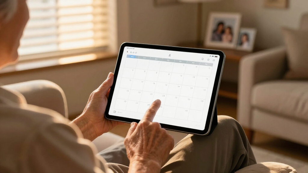 large print digital calendars