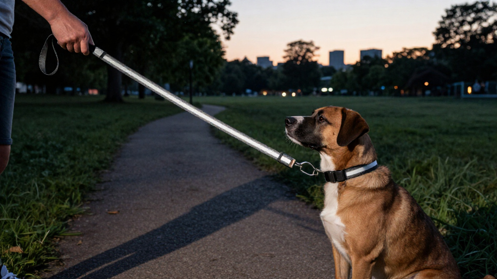 reflective nightsafety leash