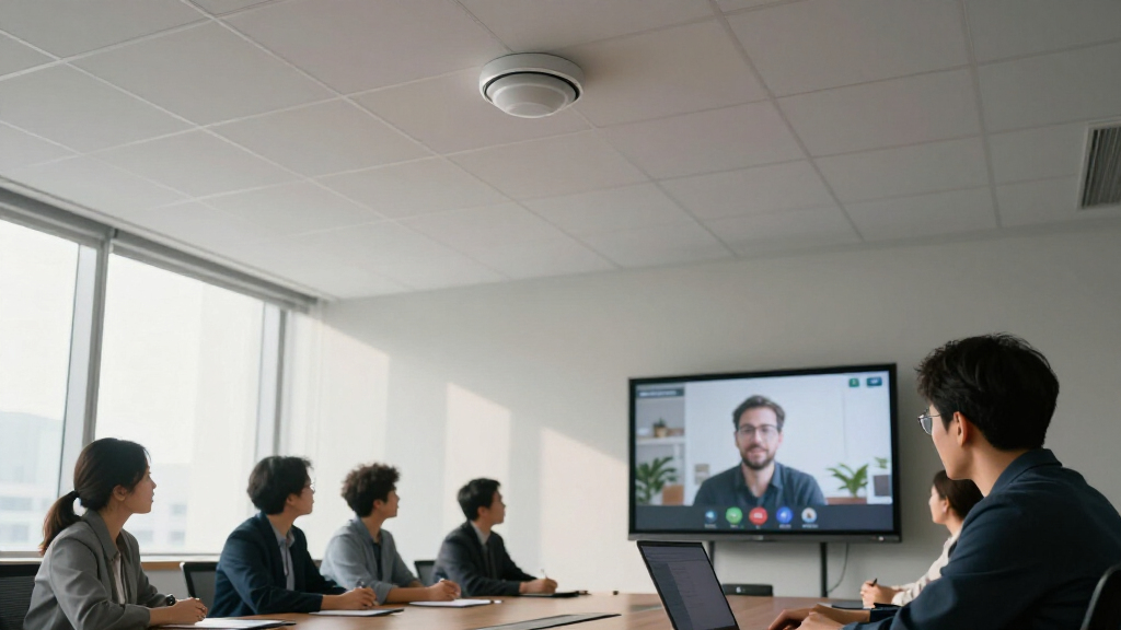 best ceiling microphone system for hybrid meeting rooms