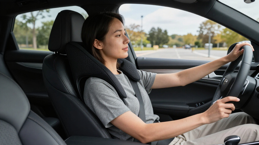 Seat Cushions, Lumbar Support, and Neck Pillows for Long Commutes