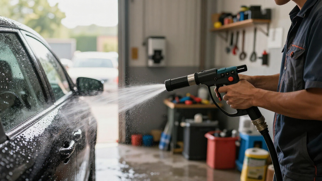 wall mounted pressure washer commercial