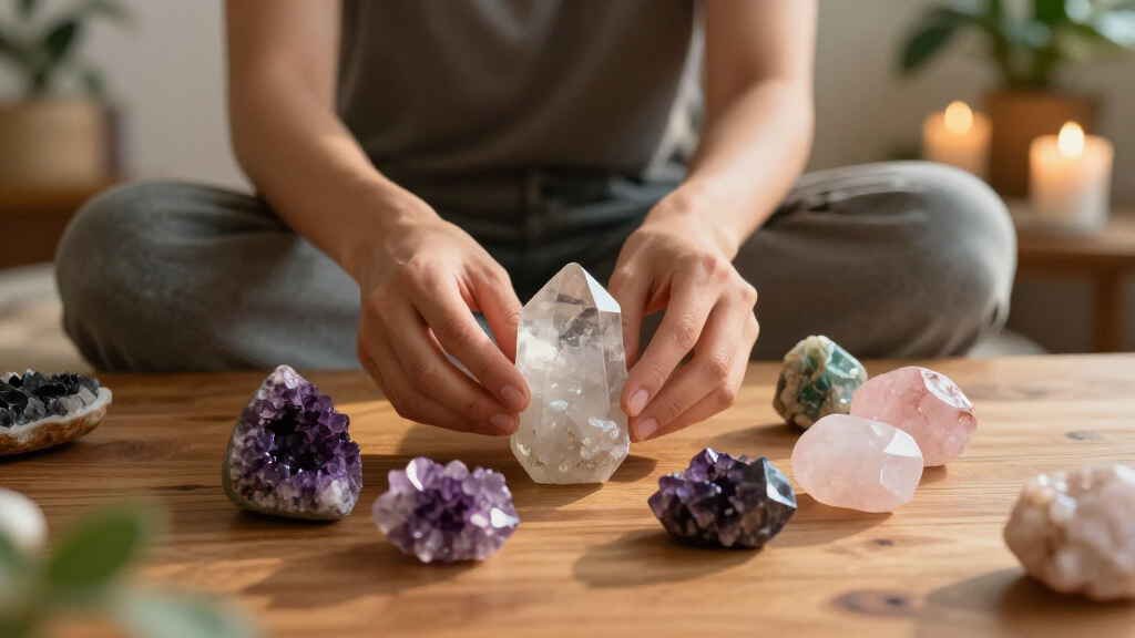 crystal healing sets