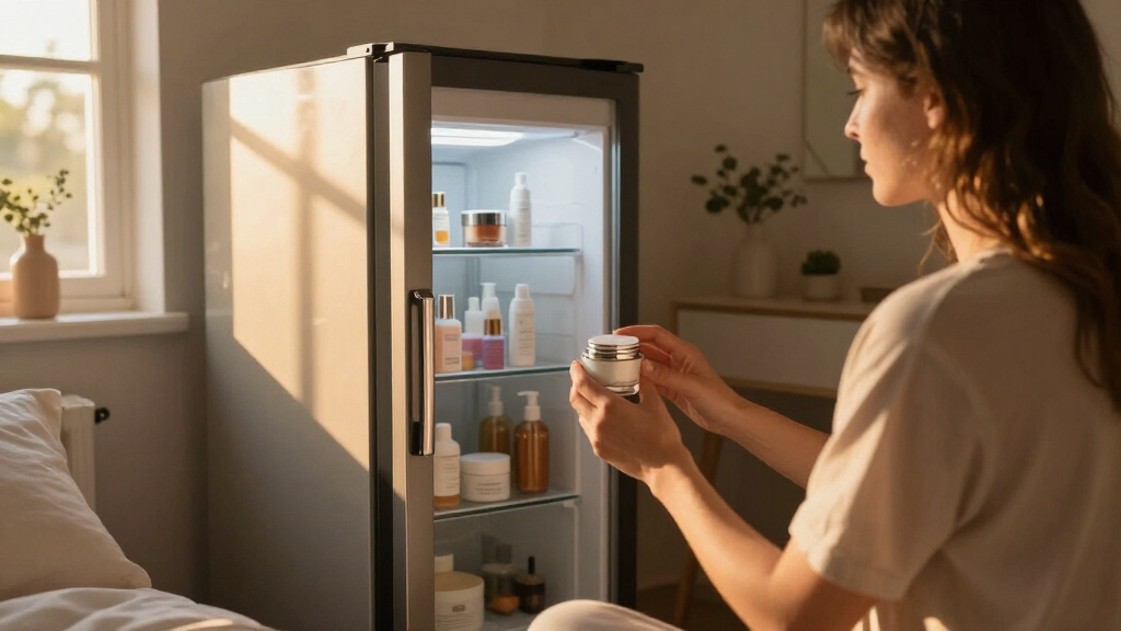 best beauty fridge with mirror for skincare