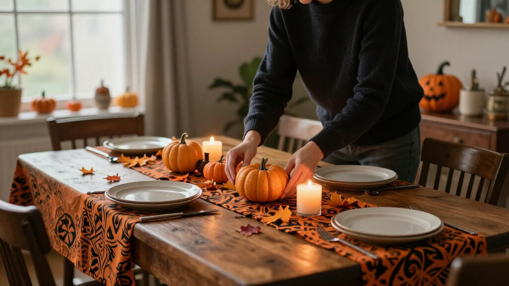 Halloween tablecloths