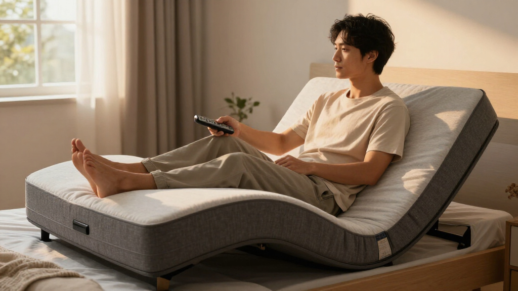 best king adjustable bed base for back pain