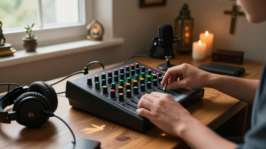 podcast mixer for christian creators