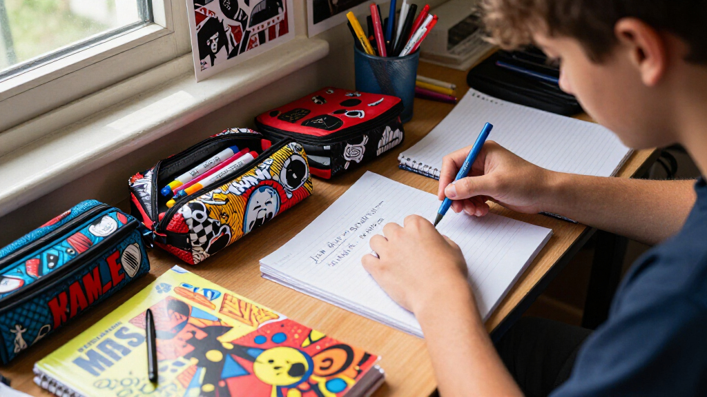 pop culture-themed school supplies