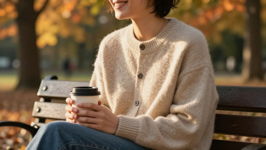 best crew-neck cardigans