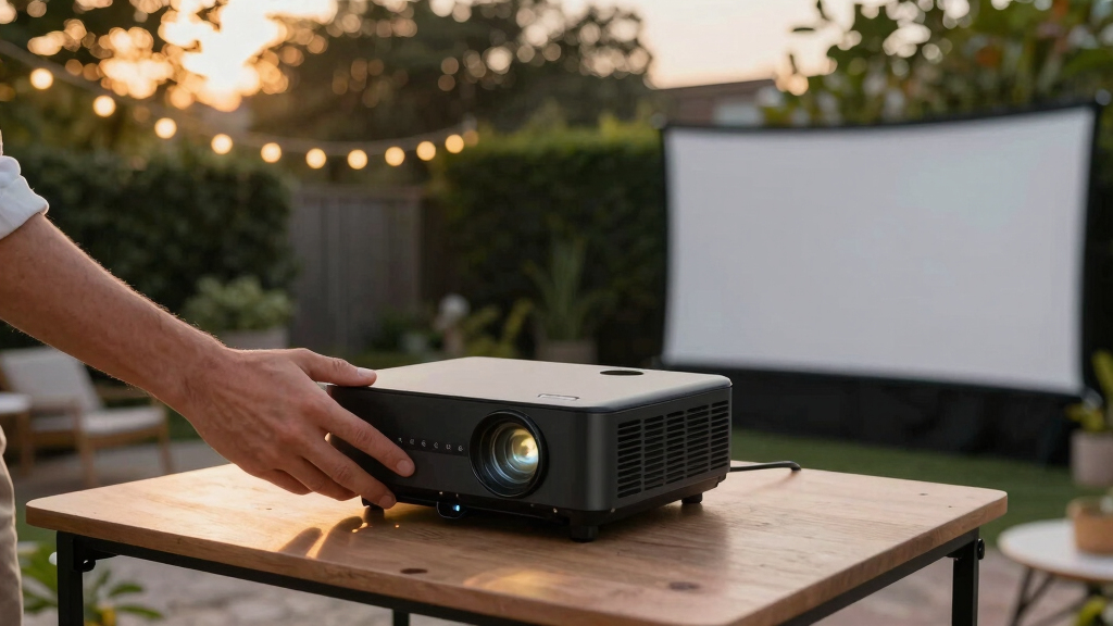 outdoor movie projectors