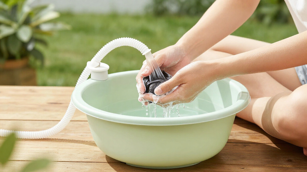 top rated portable shampoo basin with drain hose