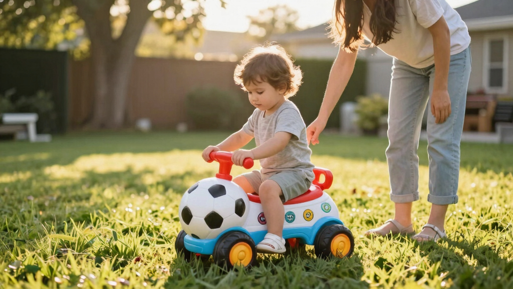 kids soccer ride on toys