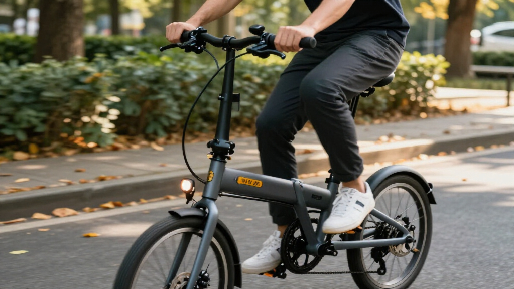 best folding electric bike with integrated turn signals