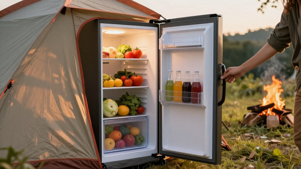 camping refrigerators dual zone