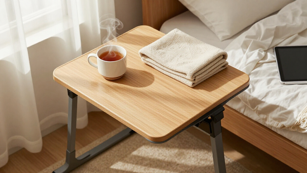 best overbed table adjustable rolling