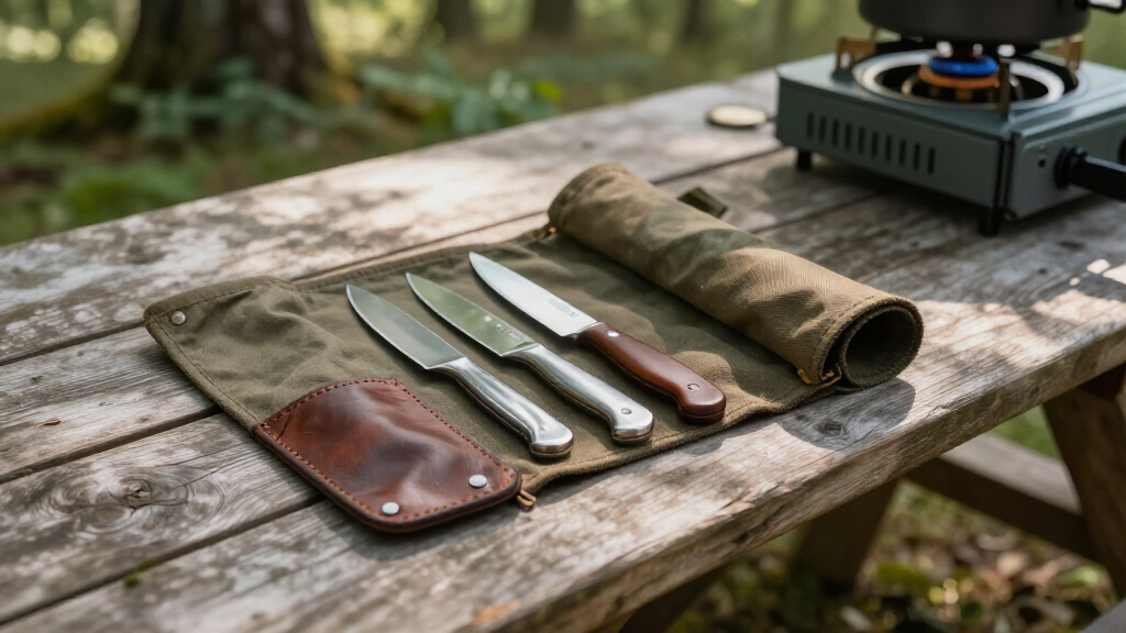 best knife rolls for outdoor cooking kits