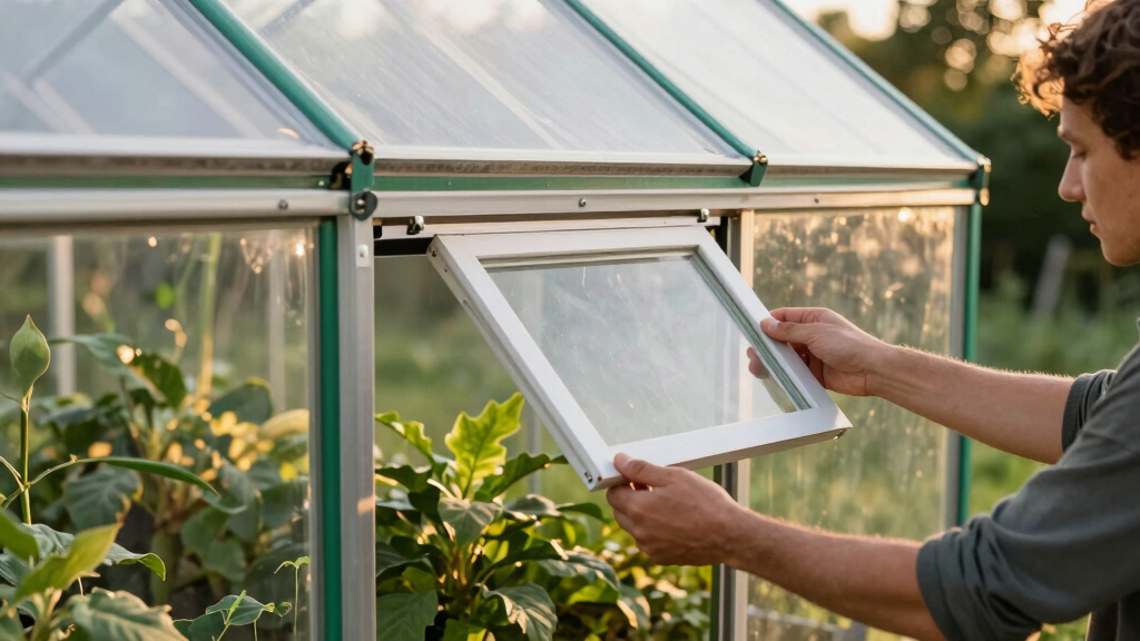 best greenhouse kits with vent windows