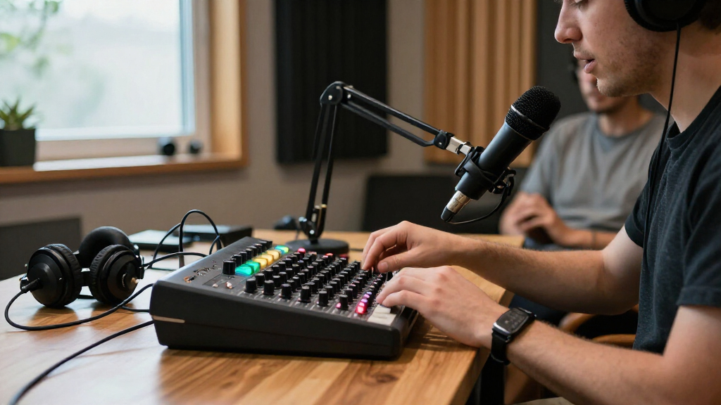 compact podcast mixers