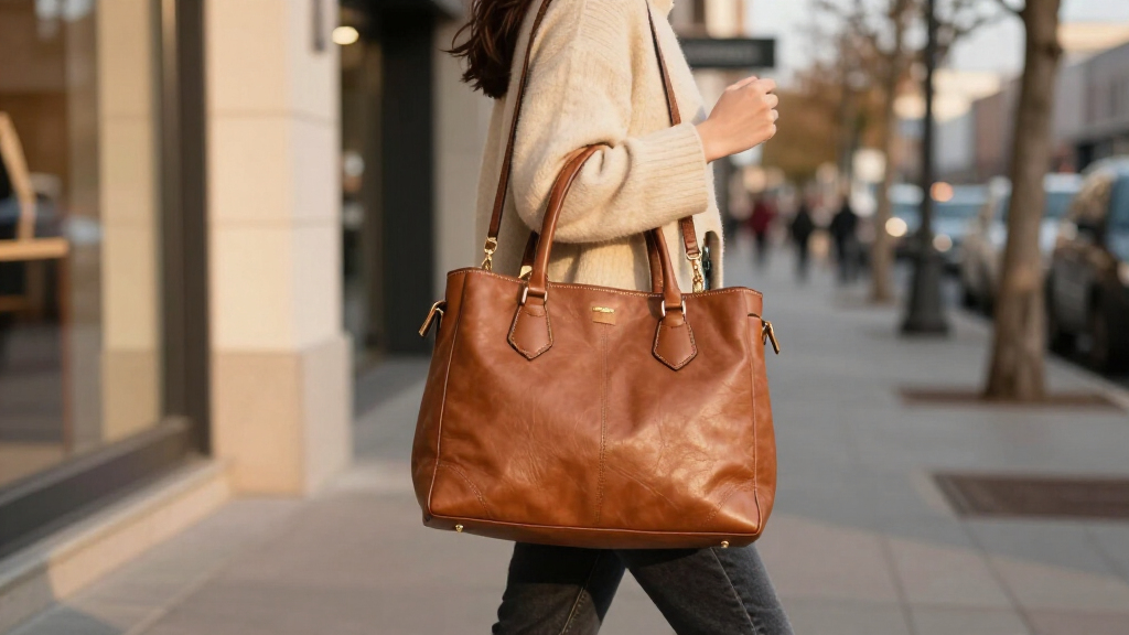 stylish women's leather handbags