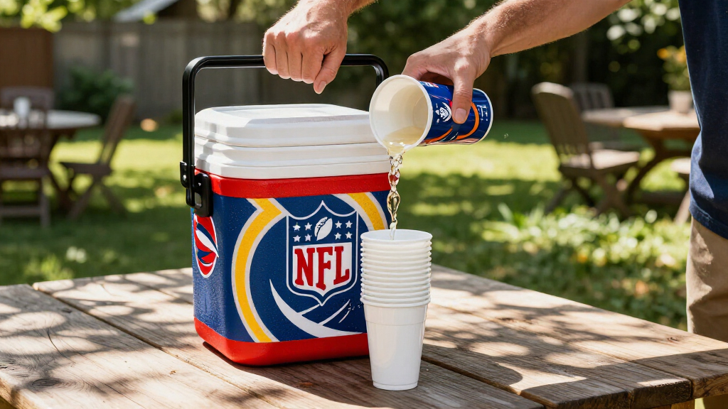 NFL team branded coolers