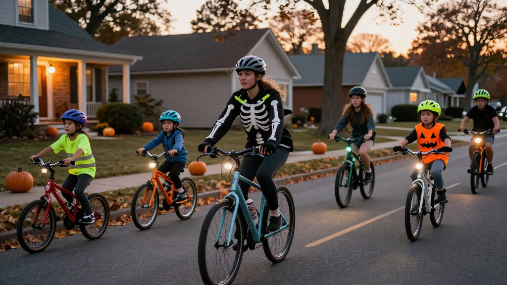 Halloween bicycle costumes
