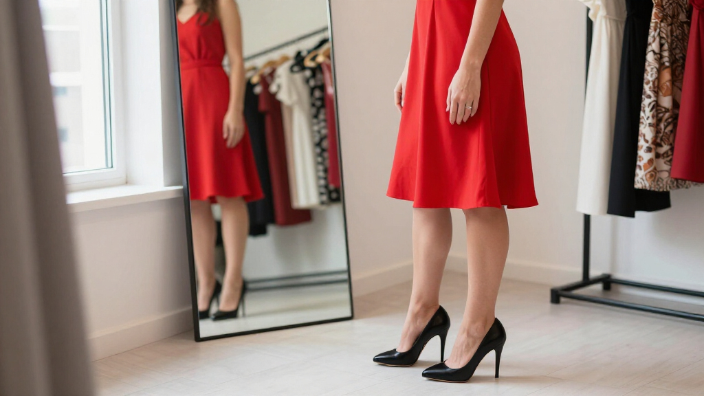 best shoes to wear with red dresses