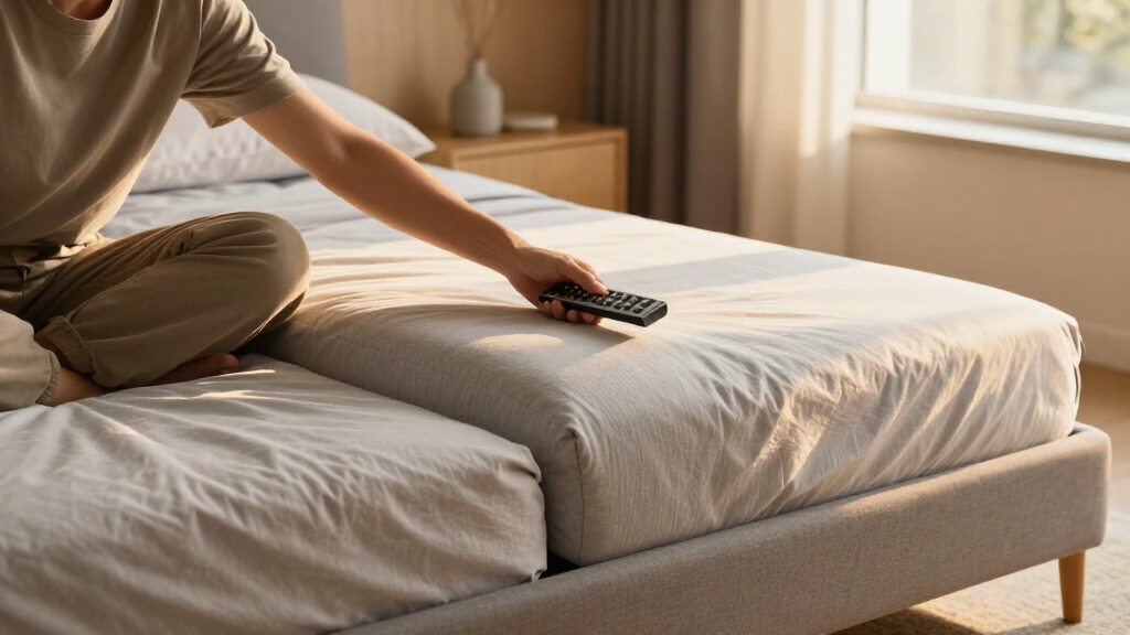 best adjustable bed frame split head queen