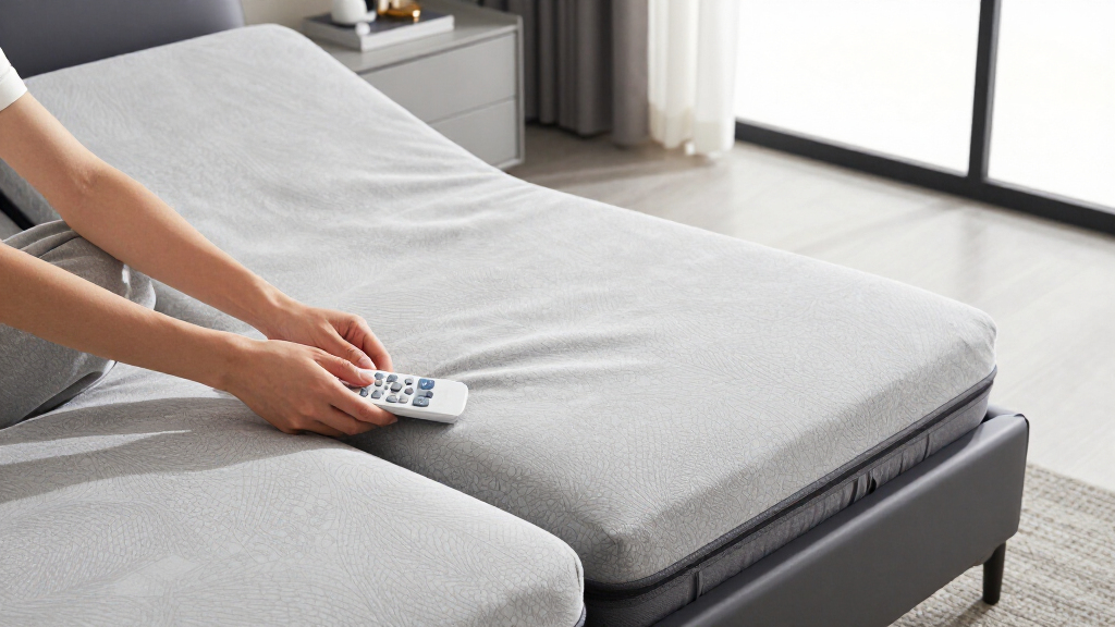 adjustable bed bases with massage on amazon