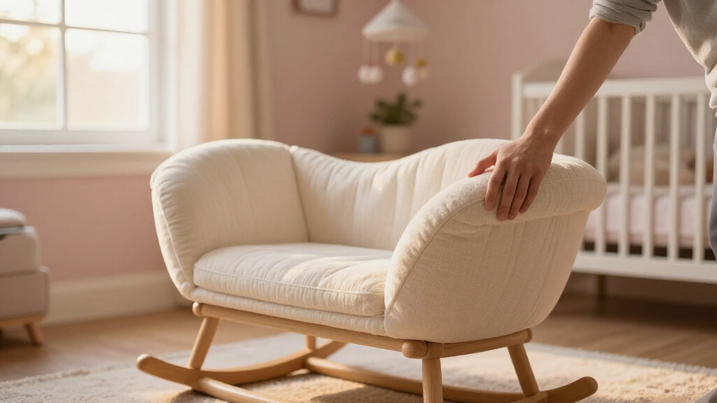 best boucle nursery gliders