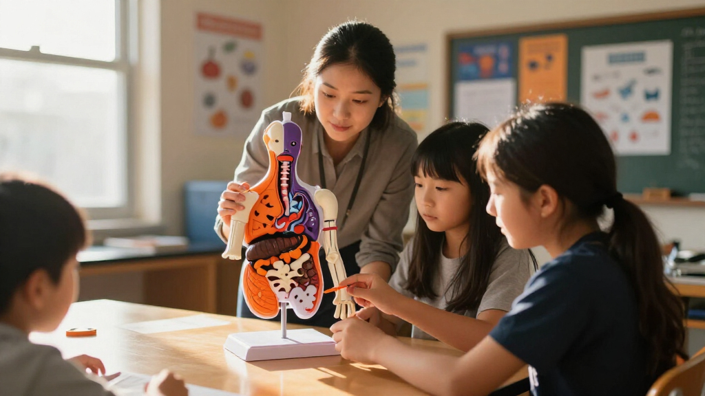 Halloween anatomy models for classrooms