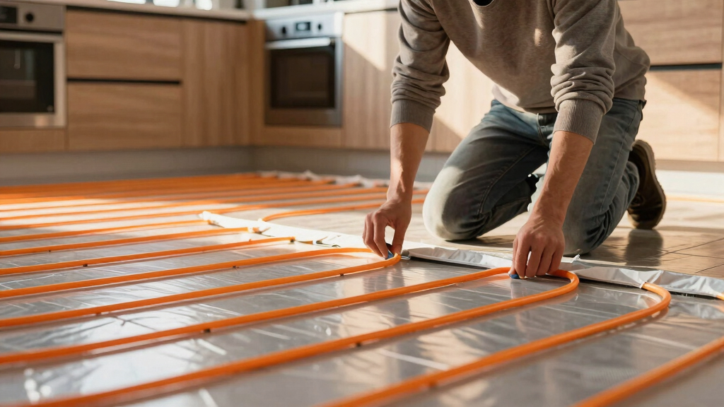 radiant floor heating mats