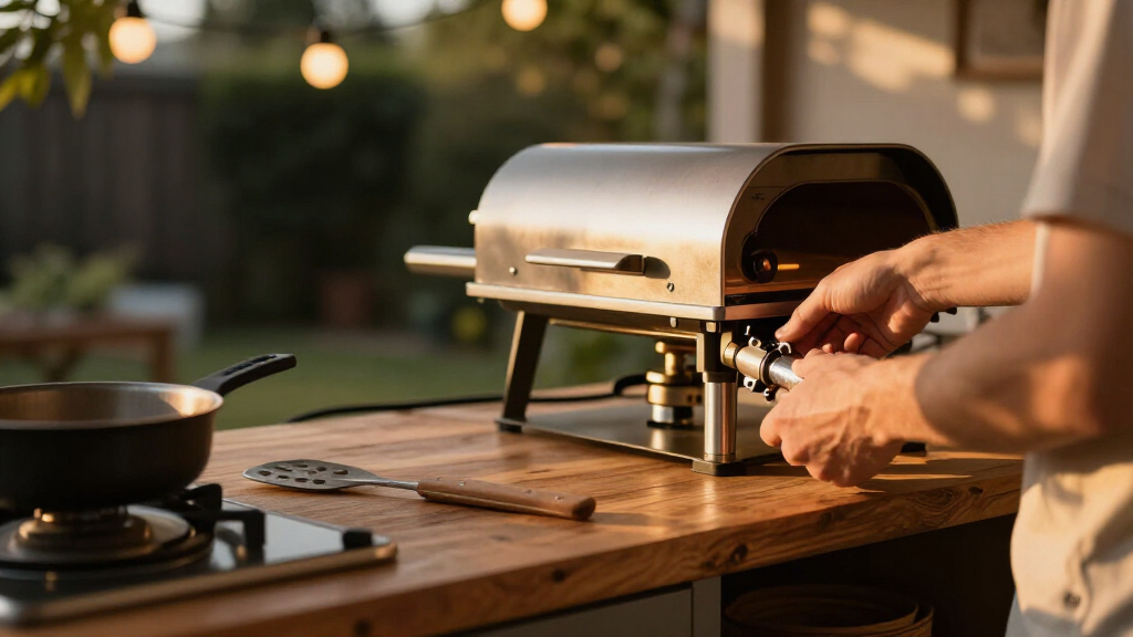 propane adapter for pizza oven