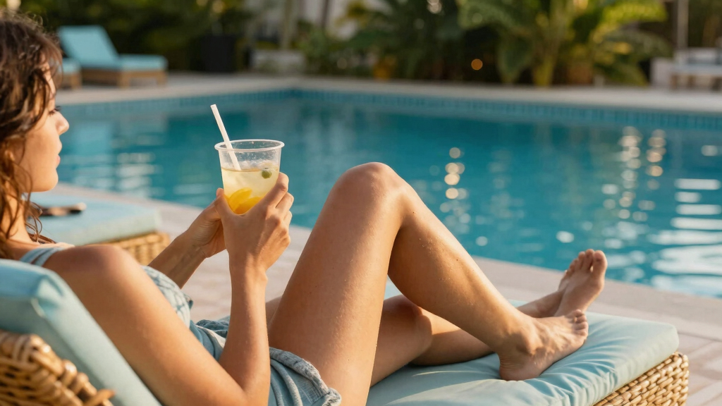 outdoor poolside lounge chairs