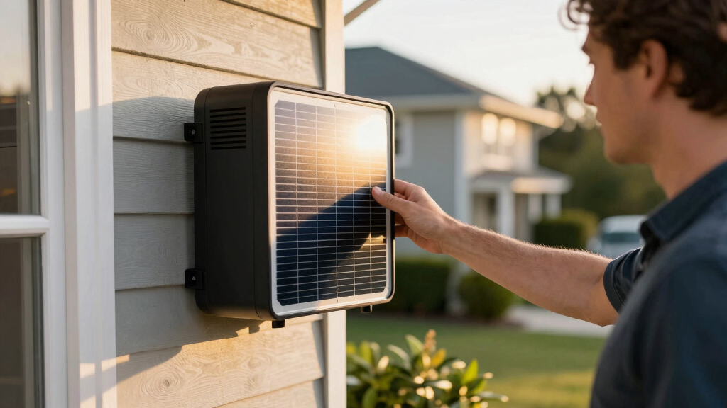 solar-powered backup generators