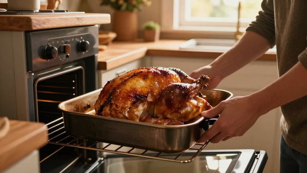 roasting pan with rack for holiday roasts