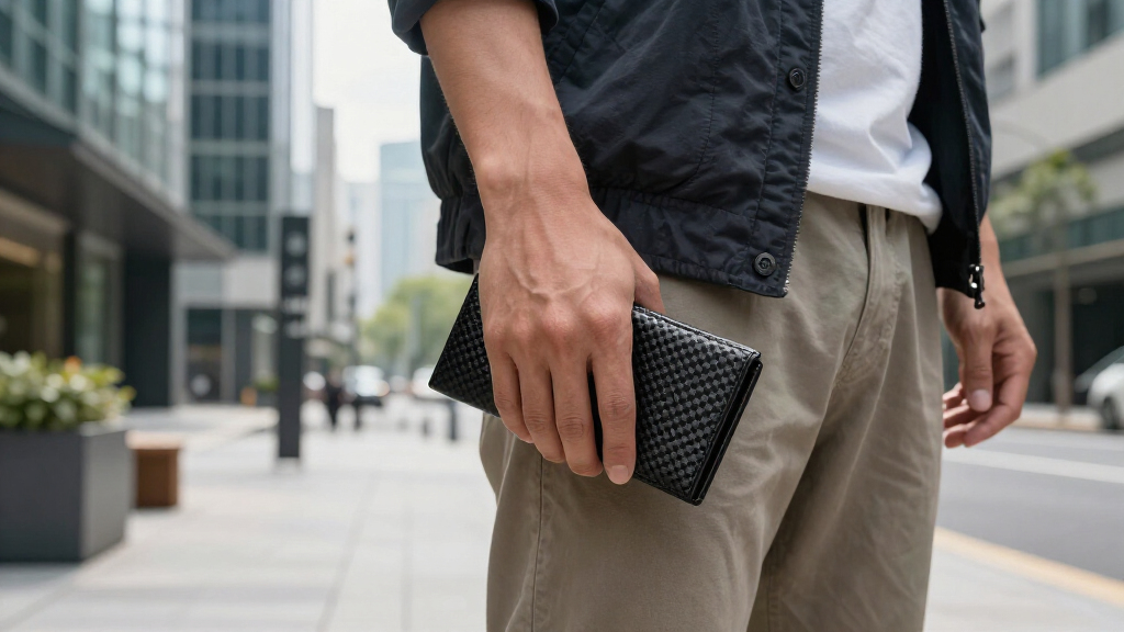 carbon fiber minimalist wallets for men