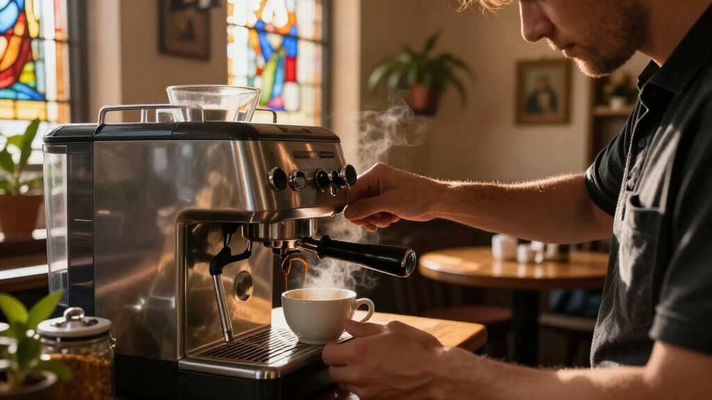 espresso machine for church caf%c3%a9