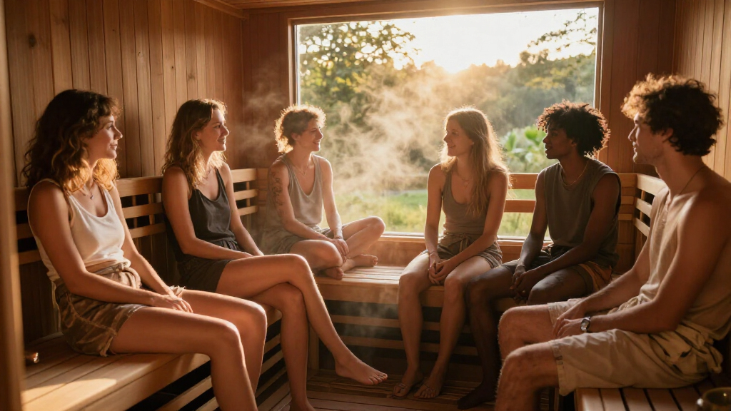 infrared saunas for 24 persons