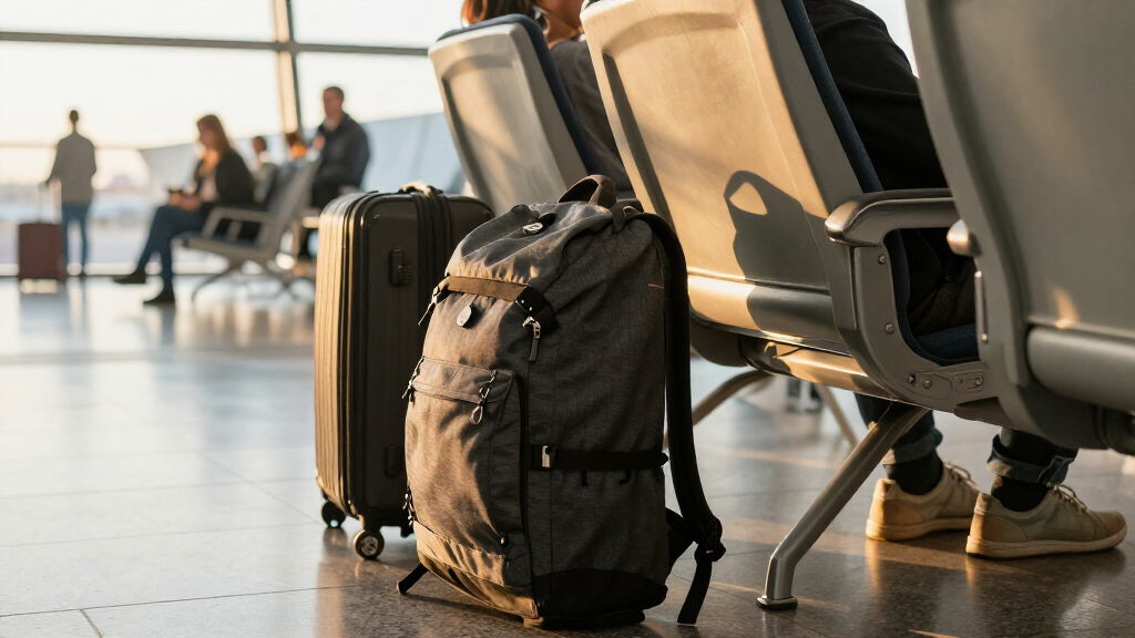 travel backpack personal item size