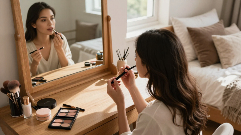 professional makeup vanity table set