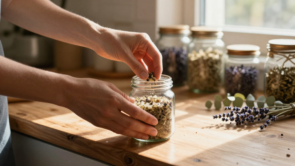 decorative glass jars for homemade gifts