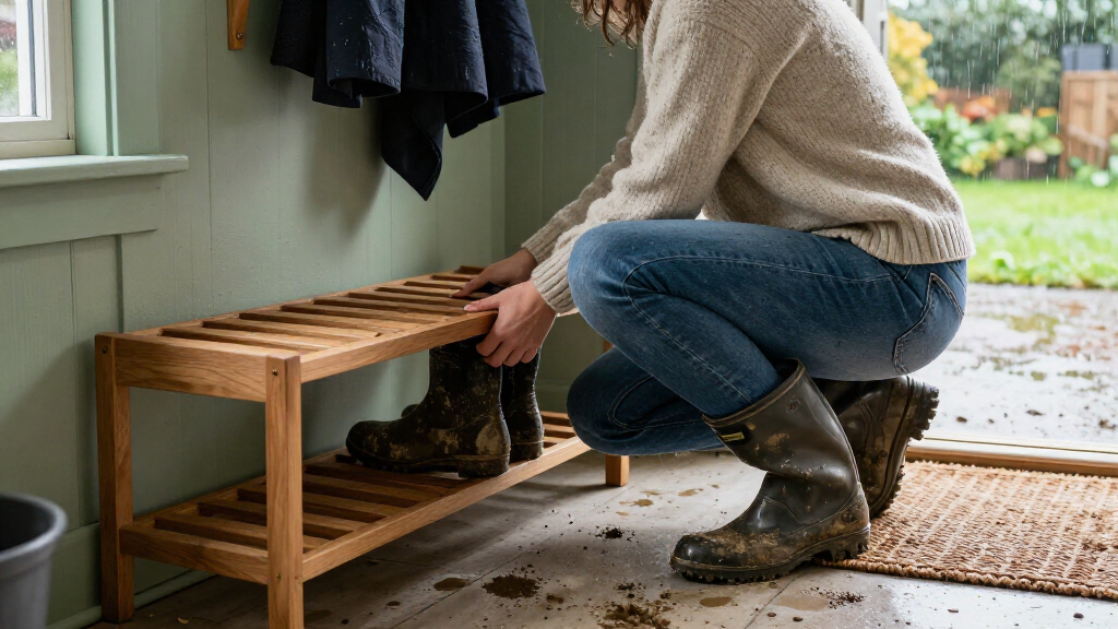 best shoe racks for muddy boots