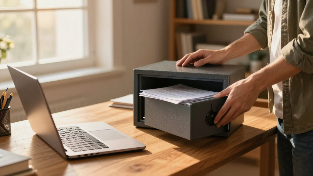 fireproof safe for documents and electronics