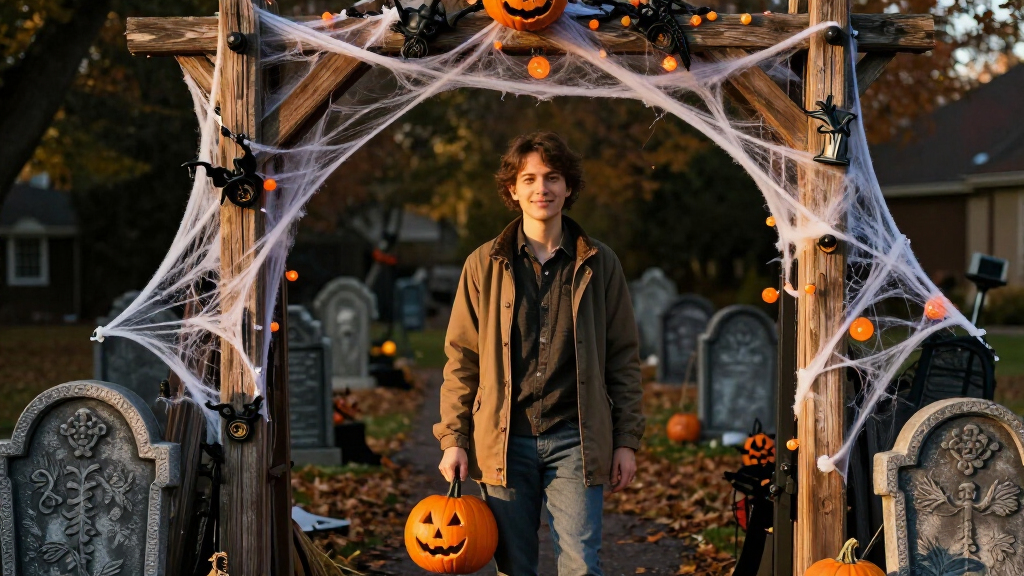 best halloween cemetery archway