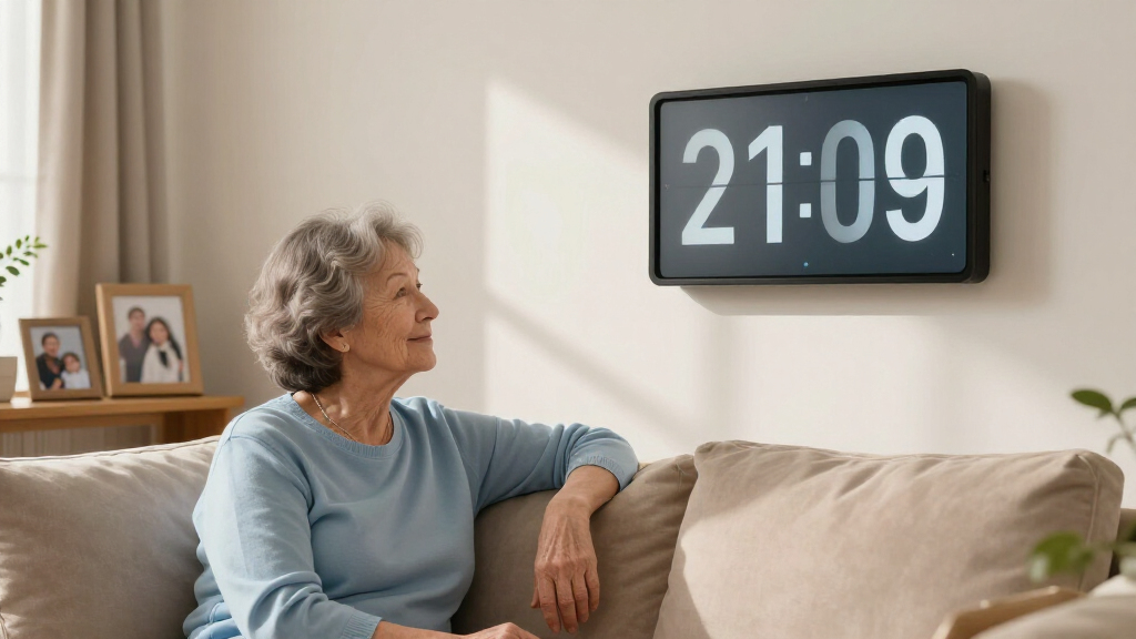 large print digital clocks